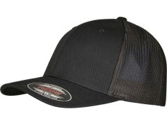 Flexfit 6511RM 6 panelová Trucker kšiltovka "Recycled" 55.11RM black/black