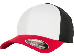 Flexfit 6277T/6277TT 6 Panelová kšiltovka Flexfit Wooly Combed 55.277T red/white/black
