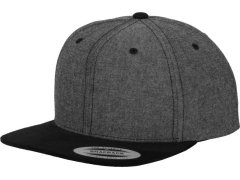 Flexfit 6089SU/6089CH 6 panelová Snapback kšiltovka "Suede" 55.689S black/black