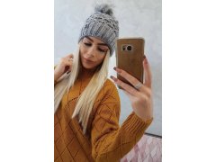 Čepice K165 tmavě šedá