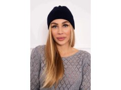 Tenká čepice Oliwia K252 tmavě modrá