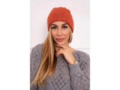 Tenká čepice Oliwia K252 červená
