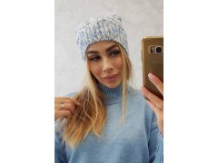 Fleecová čepice Adela K282 modrá