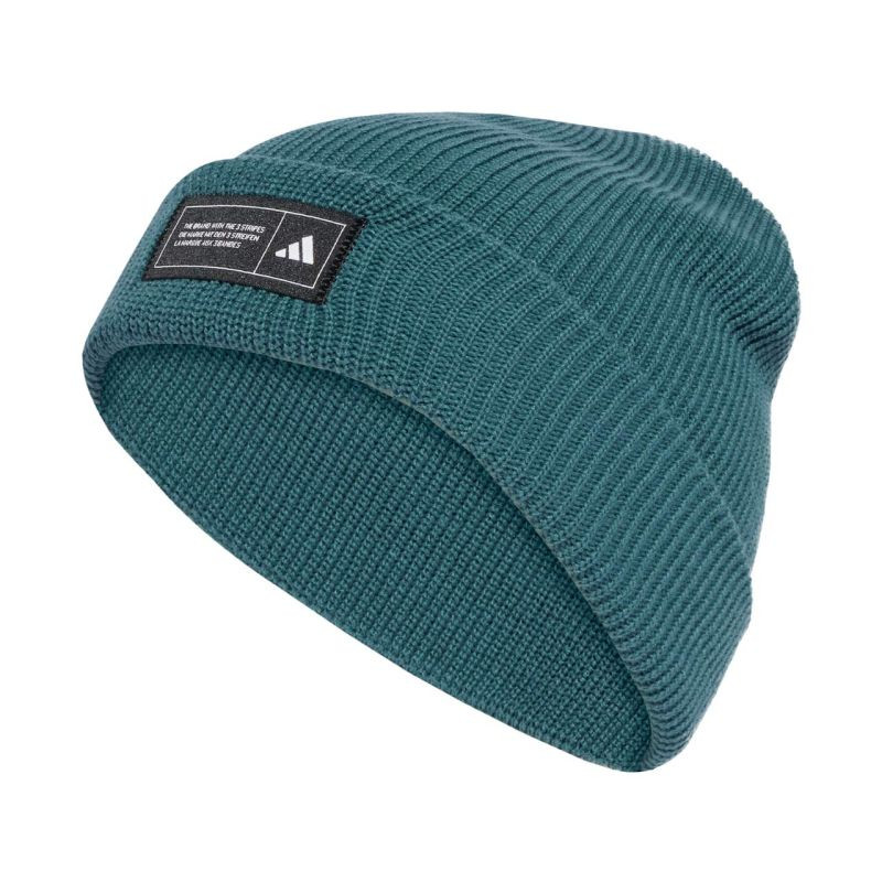 Adidas Essentials Kšiltovka s manžetami, zelená JY3078