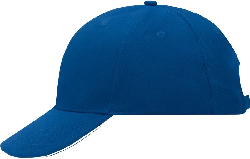 Daiber MB 24 6 panelová sandwich kšiltovka 03.0024 royal/white