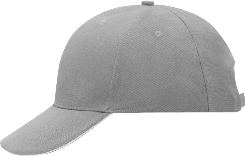 Daiber MB 24 6 panelová sandwich kšiltovka 03.0024 dark grey/white