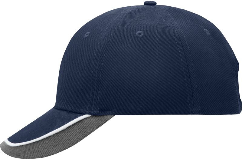 Daiber MB 49 Kšiltovka s tříbarevným kšiltem 03.0049 navy/white/light grey
