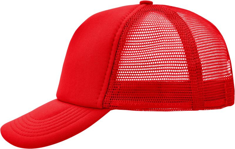 Daiber MB 70 5 panelová polyesterová síťovaná kšiltovka 03.0070 red