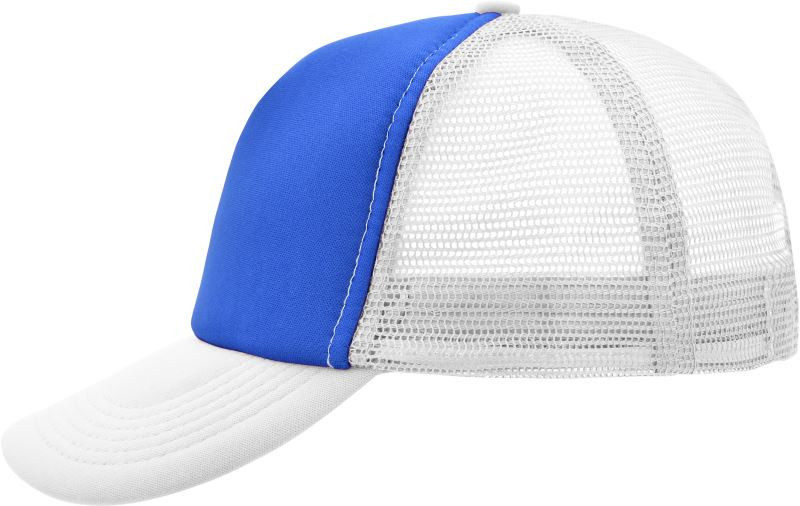 Daiber MB 70 5 panelová polyesterová síťovaná kšiltovka 03.0070 royal/white