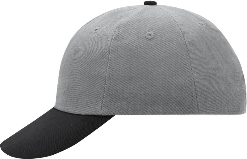 Daiber MB 6111 6 panelová raver kšiltovka 03.6111 light grey/black