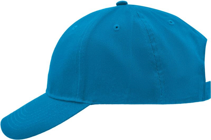 Daiber MB 6118 Broušená 6 panelová kšiltovka 03.6118 turquoise - Dámské oblečení doplňky klobouky a&nbsp;kšiltovky