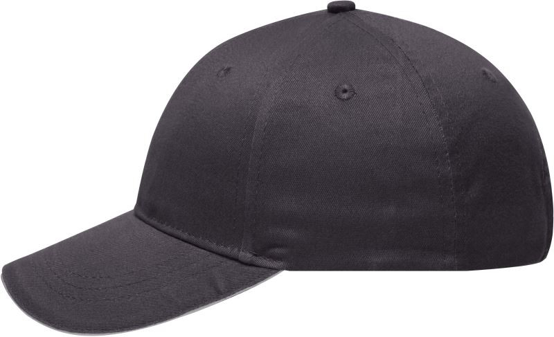 Daiber MB 6212 6 panelová sandwich kšiltovka 03.6212 carbon/light grey