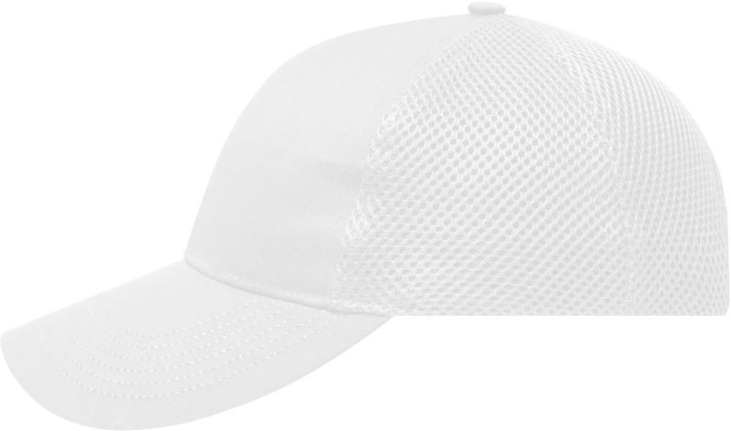 Daiber MB 6216 6 panelová kšiltovka ze vzdušné síťoviny 03.6216 white - Dámské oblečení doplňky klobouky a&nbsp;kšiltovky