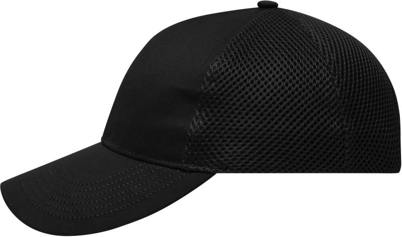 Daiber MB 6216 6 panelová kšiltovka ze vzdušné síťoviny 03.6216 black