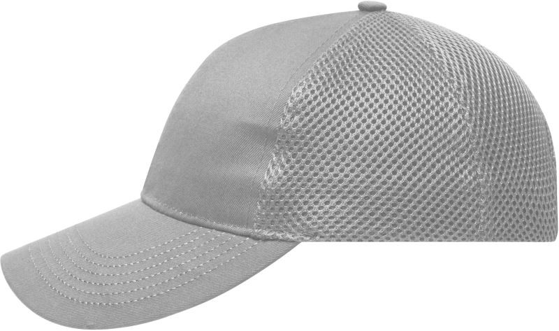 Daiber MB 6216 6 panelová kšiltovka ze vzdušné síťoviny 03.6216 light grey - Dámské oblečení doplňky klobouky a&nbsp;kšiltovky