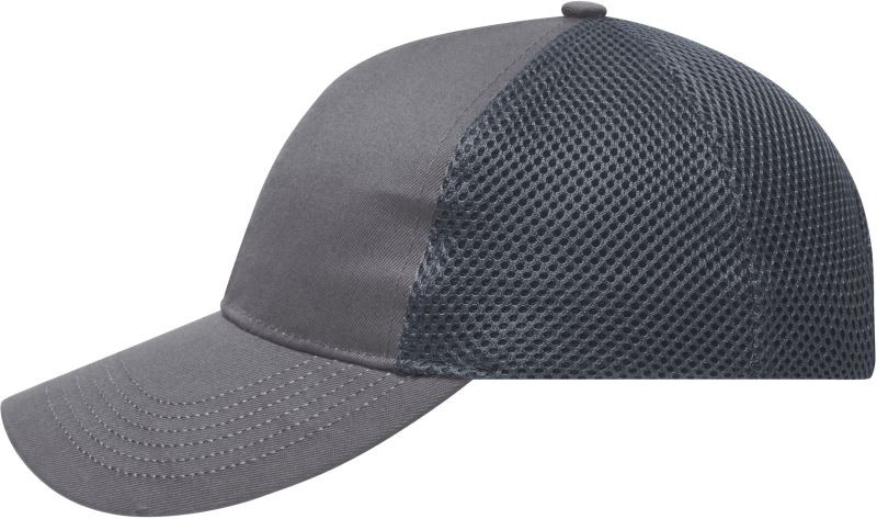 Daiber MB 6216 6 panelová kšiltovka ze vzdušné síťoviny 03.6216 dark grey