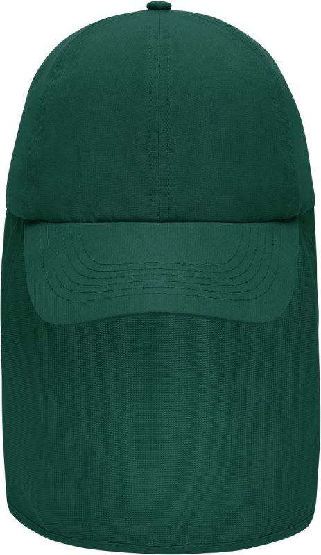 Daiber MB 6243 6 panelová kšiltovka s ochranou krku 03.6243 dark green