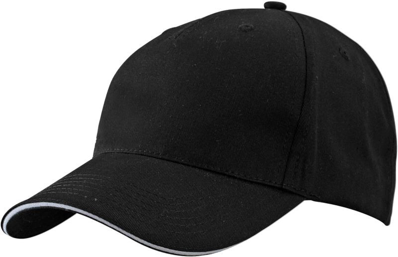Daiber MB 6526 5 panelová sandwich kšiltovka 03.6526 black/light grey