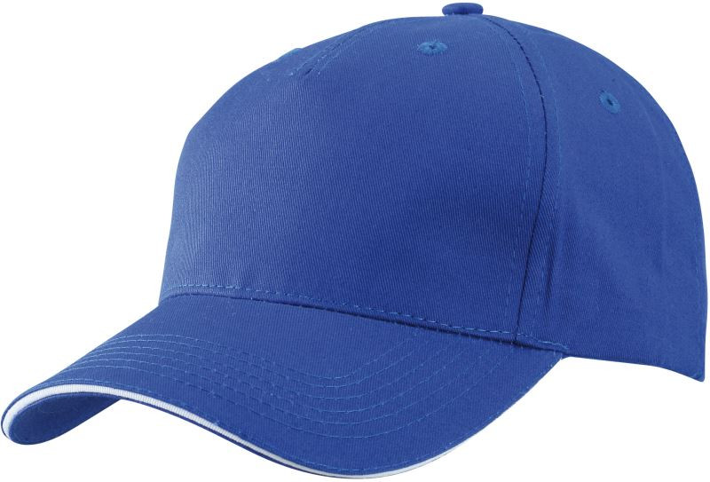 Daiber MB 6526 5 panelová sandwich kšiltovka 03.6526 royal/white