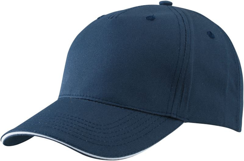 Daiber MB 6526 5 panelová sandwich kšiltovka 03.6526 navy/white