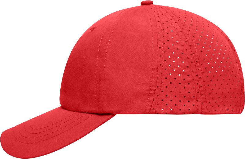 Daiber MB 6538 8 panelová kšiltovka laser cut 03.6538 red