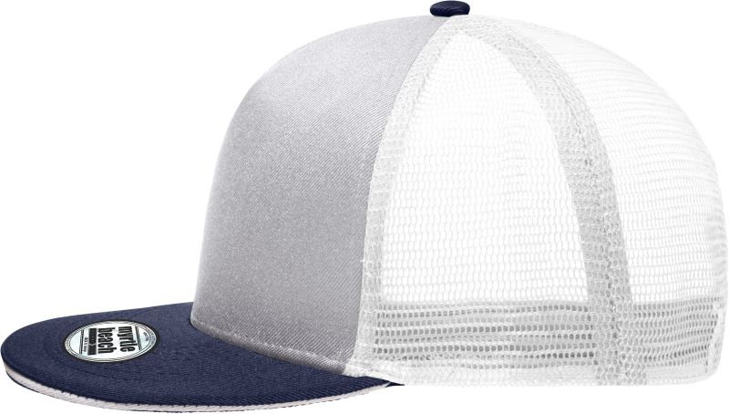 Daiber MB 6636 5 panelová Pro síťovaná kšiltovka 03.6636 light grey/navy