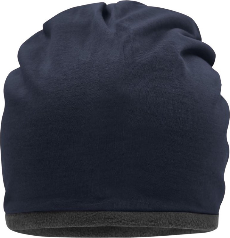 Daiber MB 7131 Žerzejová čepice s fleecovou podšívkou 03.7131 navy/carbon