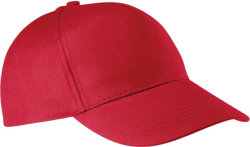K-up KP 116 5 panelová kšiltovka 20.0116 red