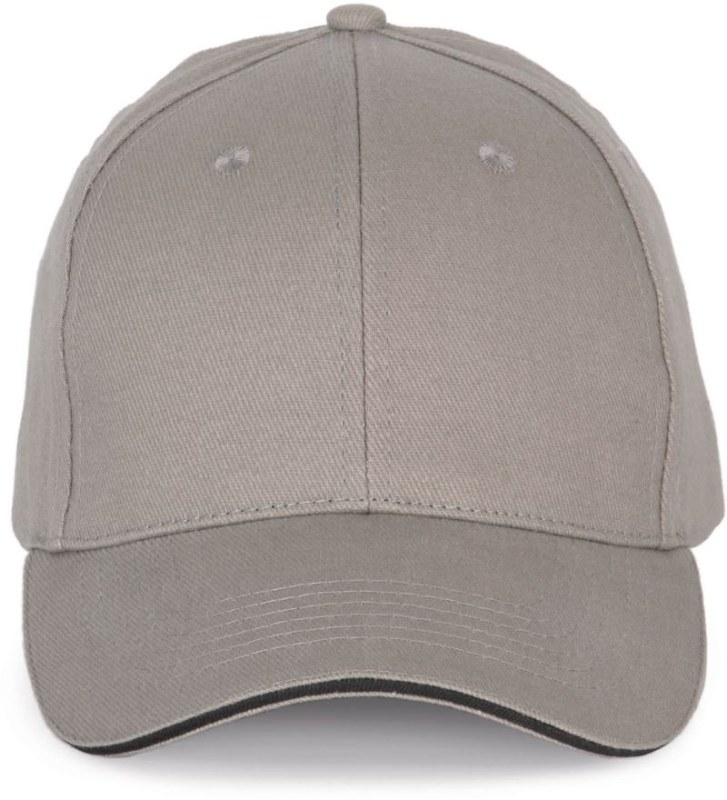 K-up KP 185 6 panelová sandwich kšiltovka 20.0185 light grey/dark grey