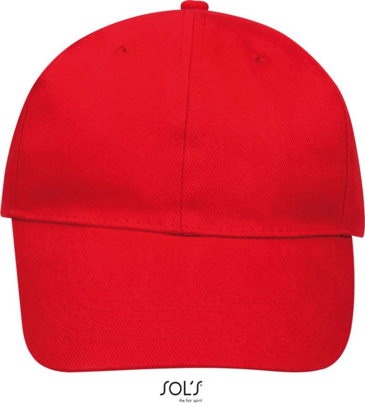 SOL´S Buffalo 6 panelová baseballová kšiltovka 25.8100 red