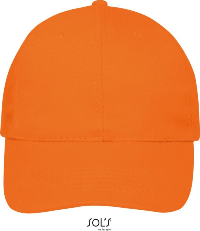 SOL´S Buffalo 6 panelová baseballová kšiltovka 25.8100 orange