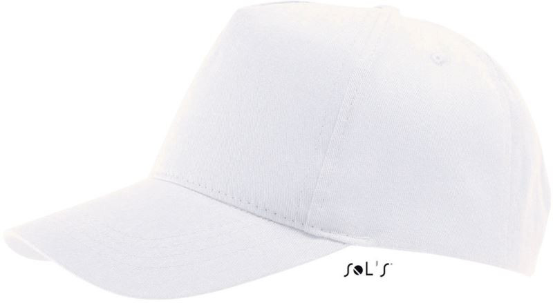 SOL´S Buzz 5 panelová kšiltovka 25.8811 white