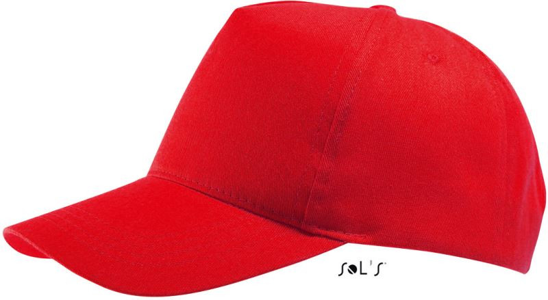 SOL´S Buzz 5 panelová kšiltovka 25.8811 red