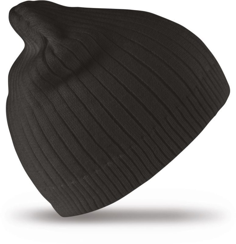Result Headwear RC 074X Pletená žebrovaná čepice 28.074X black