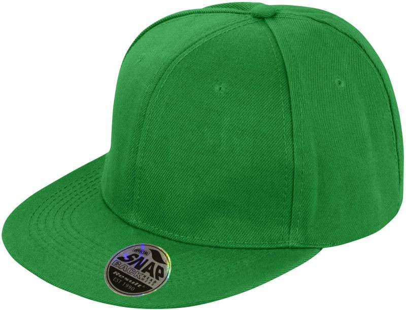 Result Headwear RC 083X 6 panelová kšiltovka s&nbsp;plochým kšiltem 28.083X emerald green - Dámské oblečení doplňky klobouky a&nbsp;kšiltovky