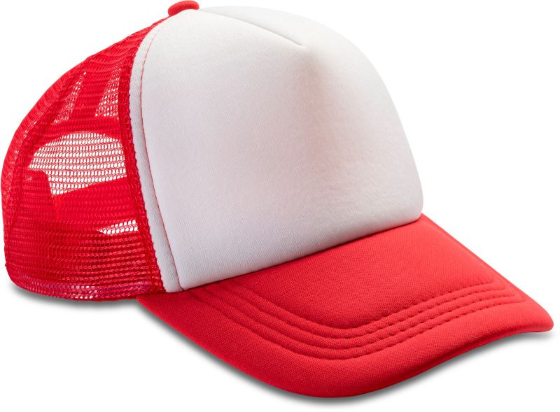 Result Headwear RC 089X 5 panelová síťovaná kšiltovka "Detroit" 28.089X red/white