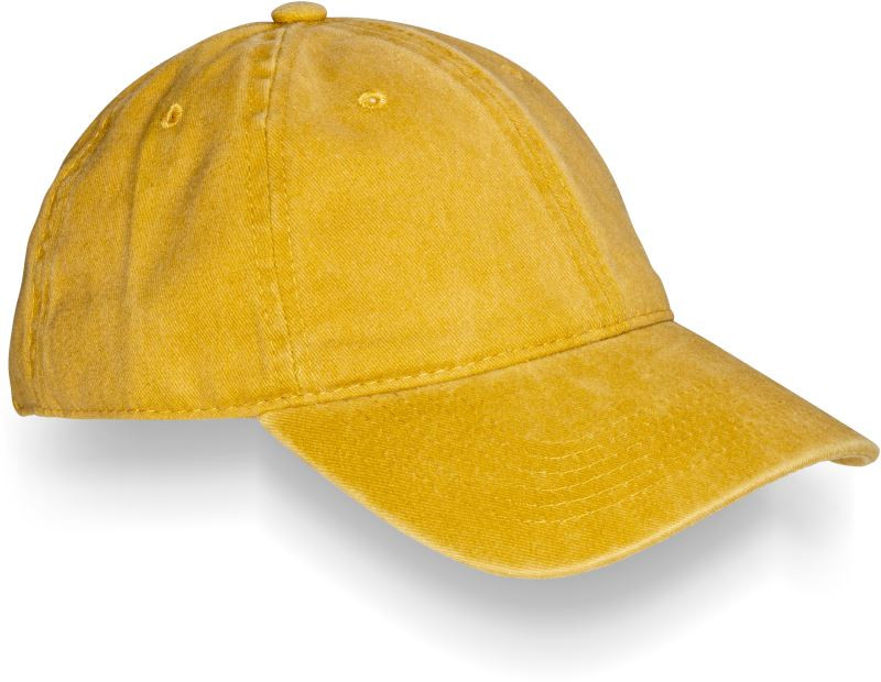 Result Headwear RC 092X 6 panelová vintage kšiltovka "Pure Cotton" 28.092X vintage mustard