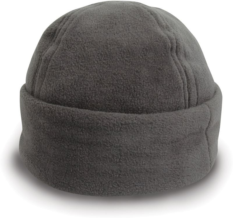 Result Headwear RC 141X Fleecová čepice s&nbsp;širokou manžetou 28.141X grey - Dámské oblečení doplňky klobouky a&nbsp;kšiltovky