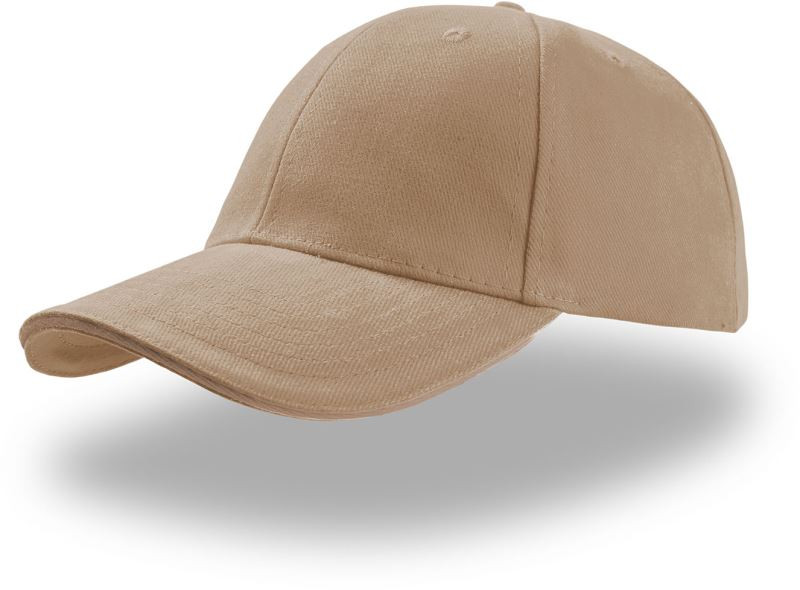 Atlantis Headwear Liberty Sandwich 6 panelová kšiltovka "Liberty Sandwich" 33.0005 khaki/khaki