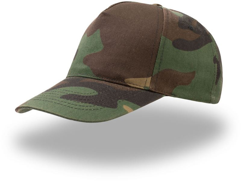 Atlantis Headwear Start Five 5 panelová baseballová kšiltovka "Start Five" 33.0038 camouflage - Dámské oblečení doplňky klobouky a&nbsp;kšiltovky