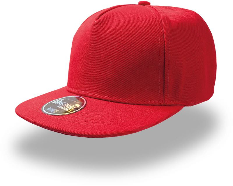 Atlantis Headwear Snap Five 5 panelová kšiltovka "Snap Five" 33.0064 red