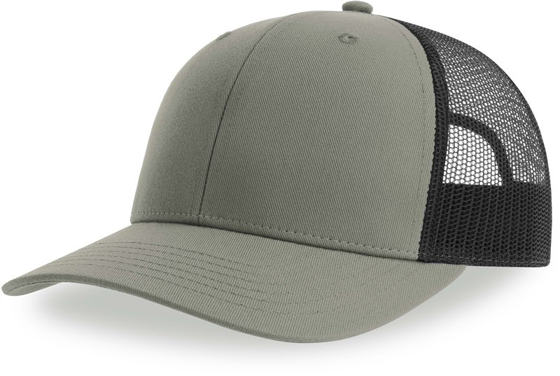 Atlantis Headwear Bryce 6 panelová Trucker kšiltovka 33.0102 grey/black