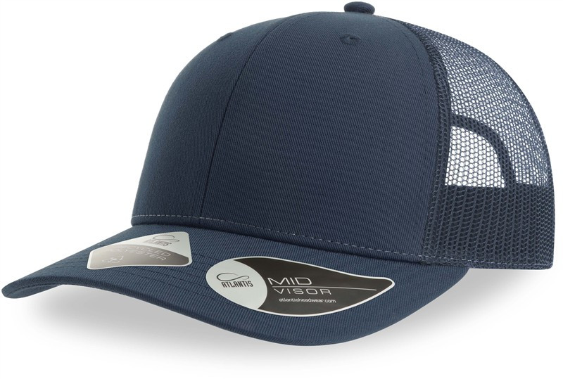 Atlantis Headwear Bryce 6 panelová Trucker kšiltovka 33.0102 navy/navy