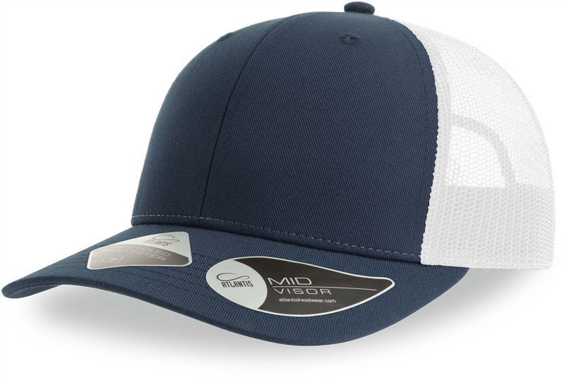 Atlantis Headwear Bryce 6 panelová Trucker kšiltovka 33.0102 navy/white