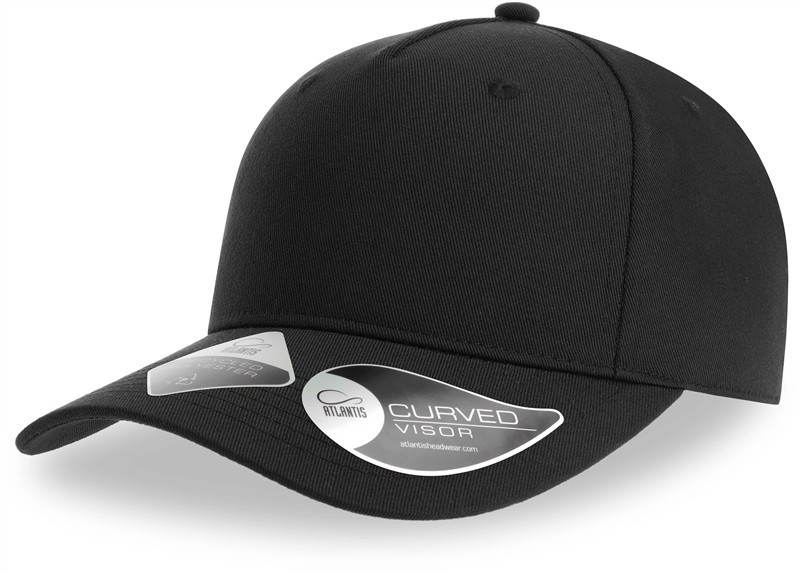 Atlantis Headwear Fiji 5 panelová baseballová kšiltovka 33.0103 black