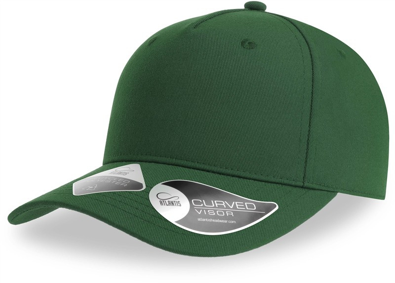 Atlantis Headwear Fiji 5 panelová baseballová kšiltovka 33.0103 bottle green