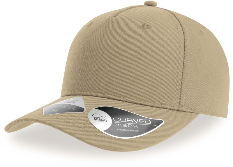 Atlantis Headwear Fiji 5 panelová baseballová kšiltovka 33.0103 khaki - Dámské oblečení doplňky klobouky a&nbsp;kšiltovky