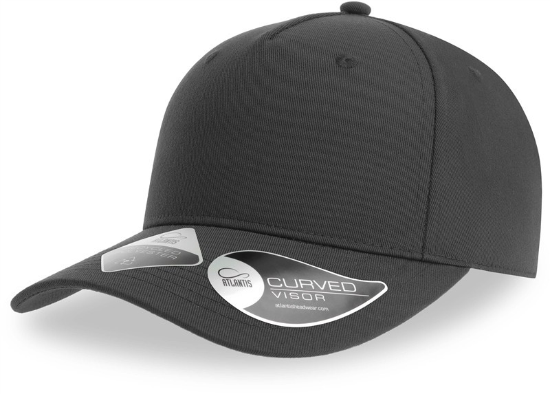 Atlantis Headwear Fiji 5 panelová baseballová kšiltovka 33.0103 dark grey