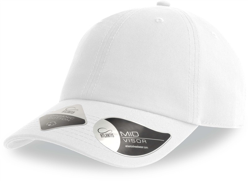 Atlantis Headwear Fraser 6 panelová kšiltovka 33.0104 white