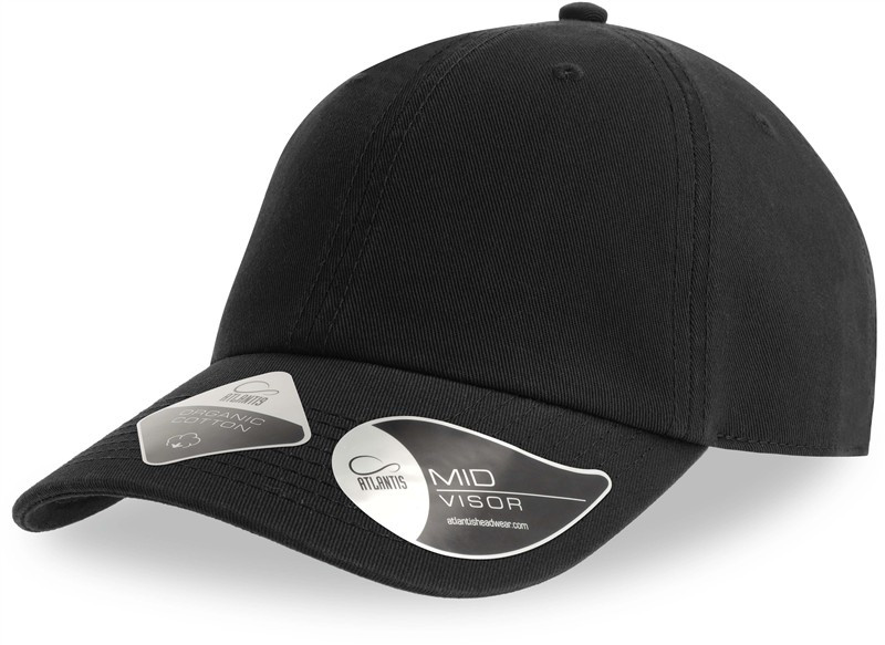 Atlantis Headwear Fraser 6 panelová kšiltovka 33.0104 black